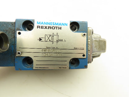 Rexroth 4WH6D52/5-S043A-909 Hydraulic Directional Flow Control Valve 2-Position