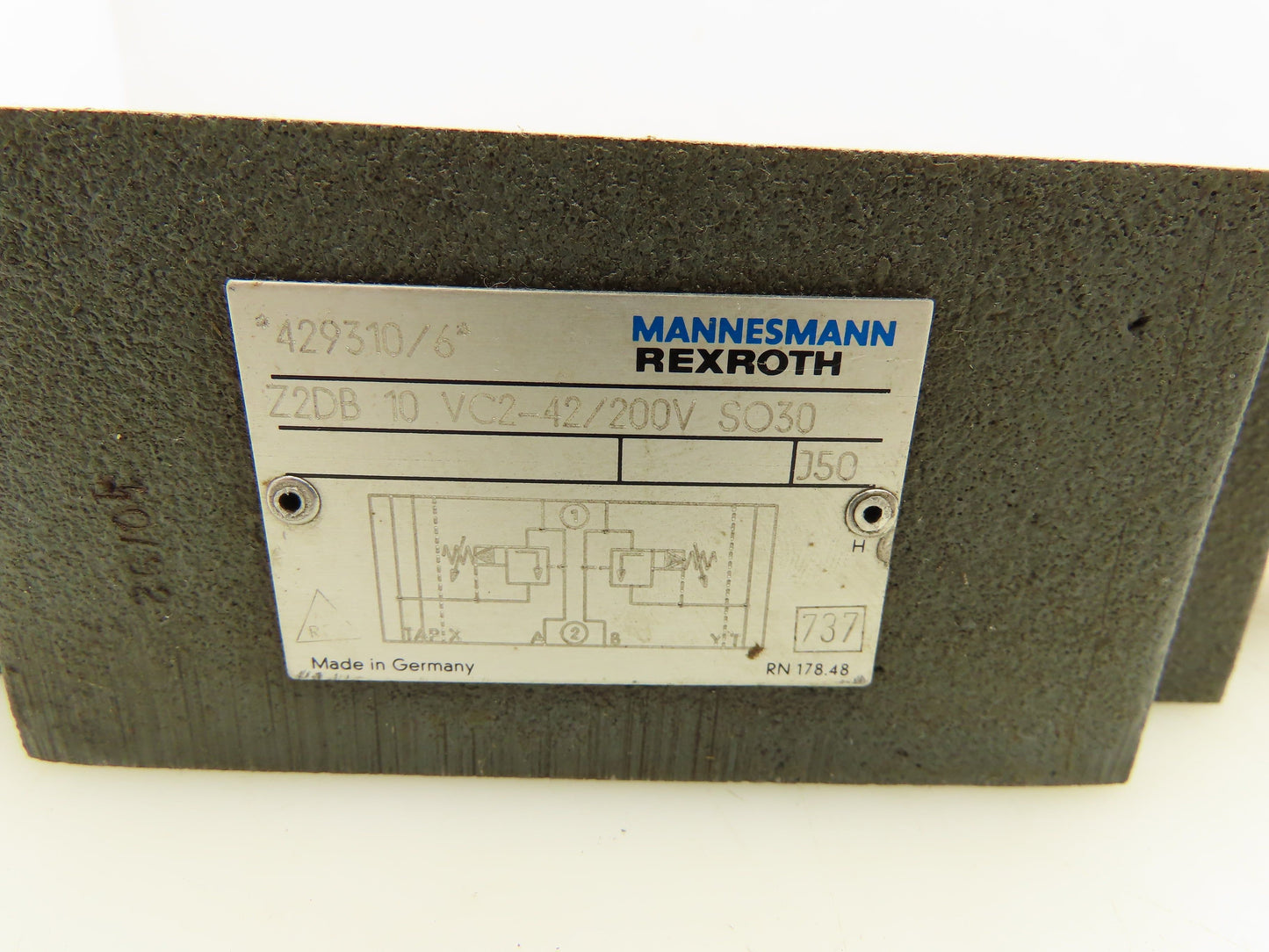 Rexroth Z2DB 10 VC2-42/200V SO30 Hydraulic Pressure Relief Valve