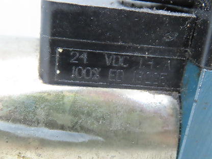 Bosch Rexroth 9810235508 Hydraulic Directional Control Solenoid Valve 24VDC