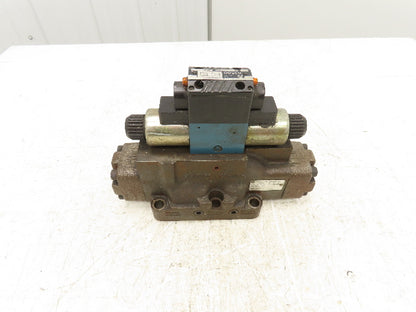 Bosch Rexroth 9810235508 Hydraulic Directional Control Solenoid Valve 24VDC