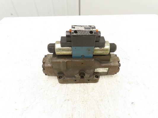 Bosch Rexroth 9810235508 Hydraulic Directional Control Solenoid Valve 24VDC
