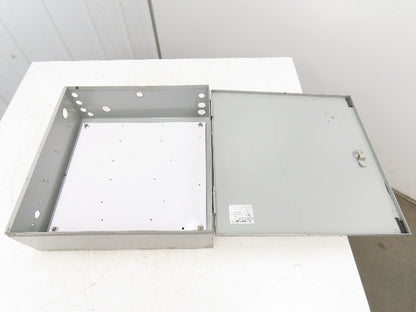 Wiegmann N1C202006LP Industrial Electrical Enclosure With Backplate 20x20x6"