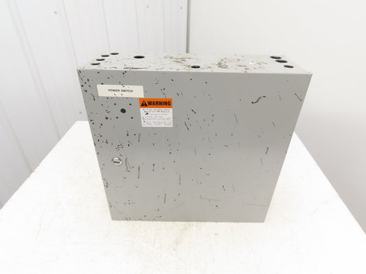 Wiegmann N1C202006LP Industrial Electrical Enclosure With Backplate 20x20x6"