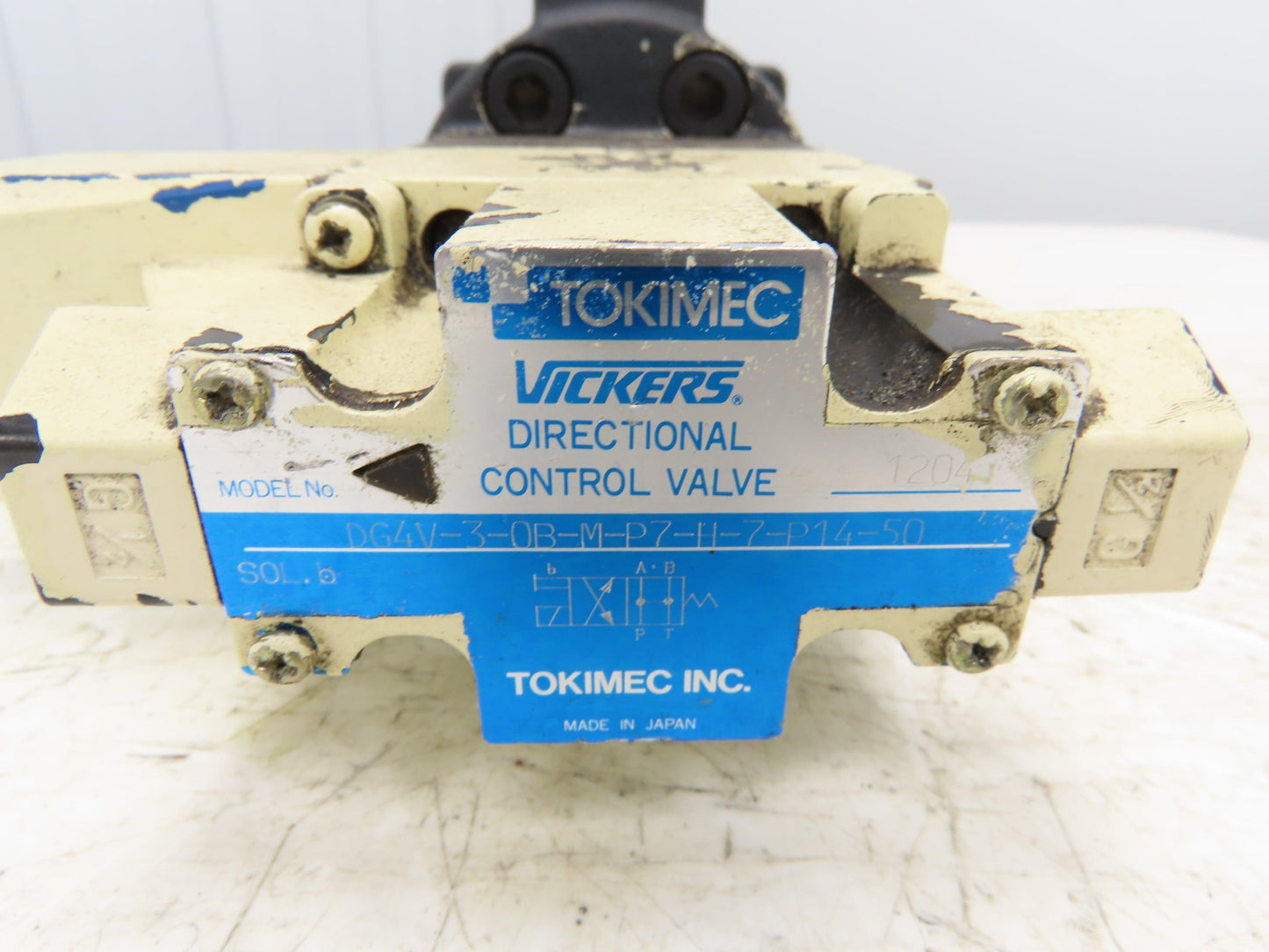 Tokimec Vickers TCG50-10-FV-P7-H-12-SH-S47 Solenoid Controlled Relief Valve 24V