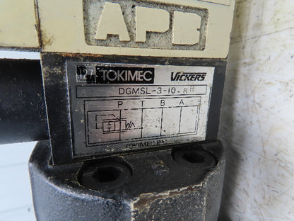 Tokimec Vickers TCG50-10-FV-P7-H-12-SH-S47 Solenoid Controlled Relief Valve 24V