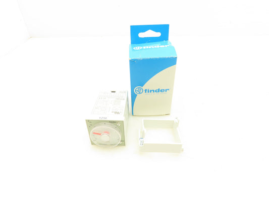 Finder 88.02 Multi-Voltage Plug-In Timer Socket Relay Base 0.5sec-100hr