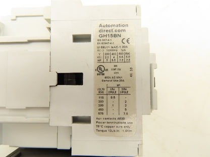 Automation Direct RTD32 600 Thermal Overload Relay Contactor 4-6A 120V Coil