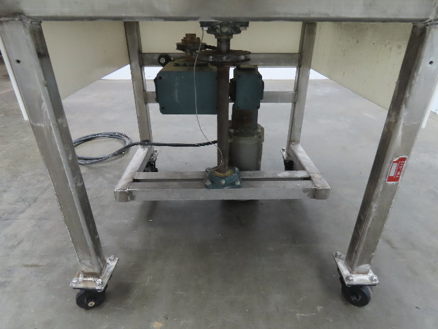 Rotary Accumulation Turntable  Plastic Top 48" Wide 3RPM 230/480V