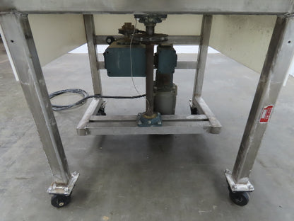 Rotary Accumulation Turntable  Plastic Top 48" Wide 3RPM 230/480V