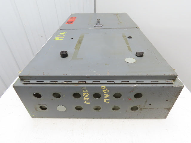 Hoffman Industrial Electrical Enclosure With Double Door And Backplate 42x24x8"