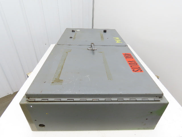 Hoffman Industrial Electrical Enclosure With Double Door And Backplate 42x24x8"