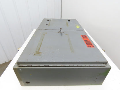 Hoffman Industrial Electrical Enclosure With Double Door And Backplate 42x24x8"