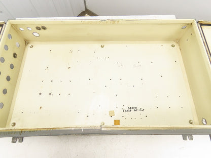 Hoffman Industrial Electrical Enclosure With Double Door And Backplate 42x24x8"