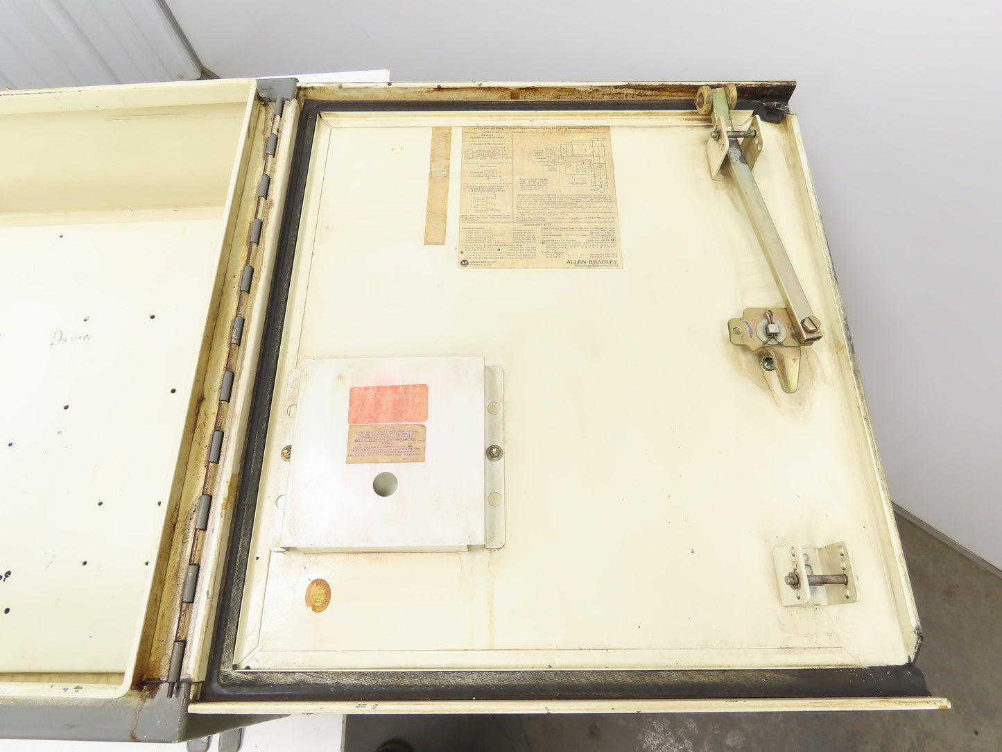 Hoffman Industrial Electrical Enclosure With Double Door And Backplate 42x24x8"