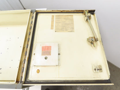 Hoffman Industrial Electrical Enclosure With Double Door And Backplate 42x24x8"