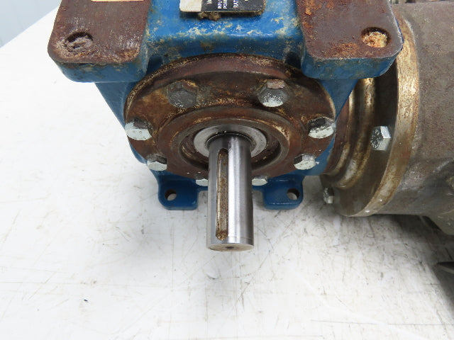 Radicon Reducer 5:1 Toshiba Gearmotor 2Hp 230/460V 3PH 346 RPM Dual Shaft 145TC