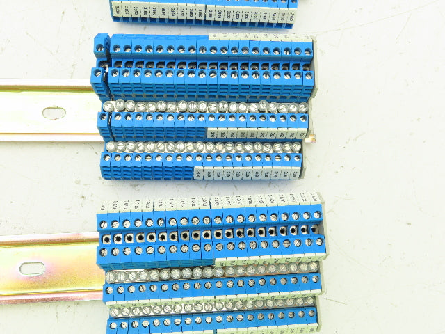 Allen Bradley 1492-WTS3 Terminal Block Din Rail Blue 2.5mm 500V Lot of 60