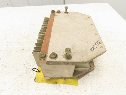 889B478G1 Metallic Arc Quencher Chute 4.5x11.25x7.25" 31 Metal Plates