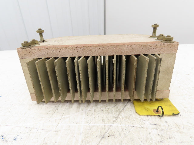 889B478G1 Metallic Arc Quencher Chute 4.5x11.25x7.25" 31 Metal Plates