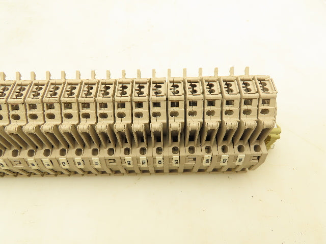 Weidmuller DIPL ZSI 2.5/2 Terminal Block Fuse Holder 500V 2.5mm Lot of 43