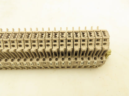 Weidmuller DIPL ZSI 2.5/2 Terminal Block Fuse Holder 500V 2.5mm Lot of 43