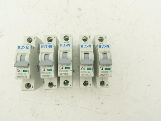 Eaton WMZS1C04 Miniature Circuit Breaker 230/400V Lot of 5