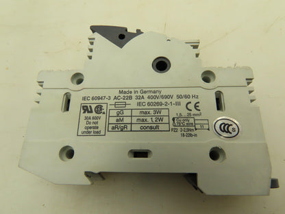 Wohner AC-22B Fuse Holder 32A 400/690V Lot of 9