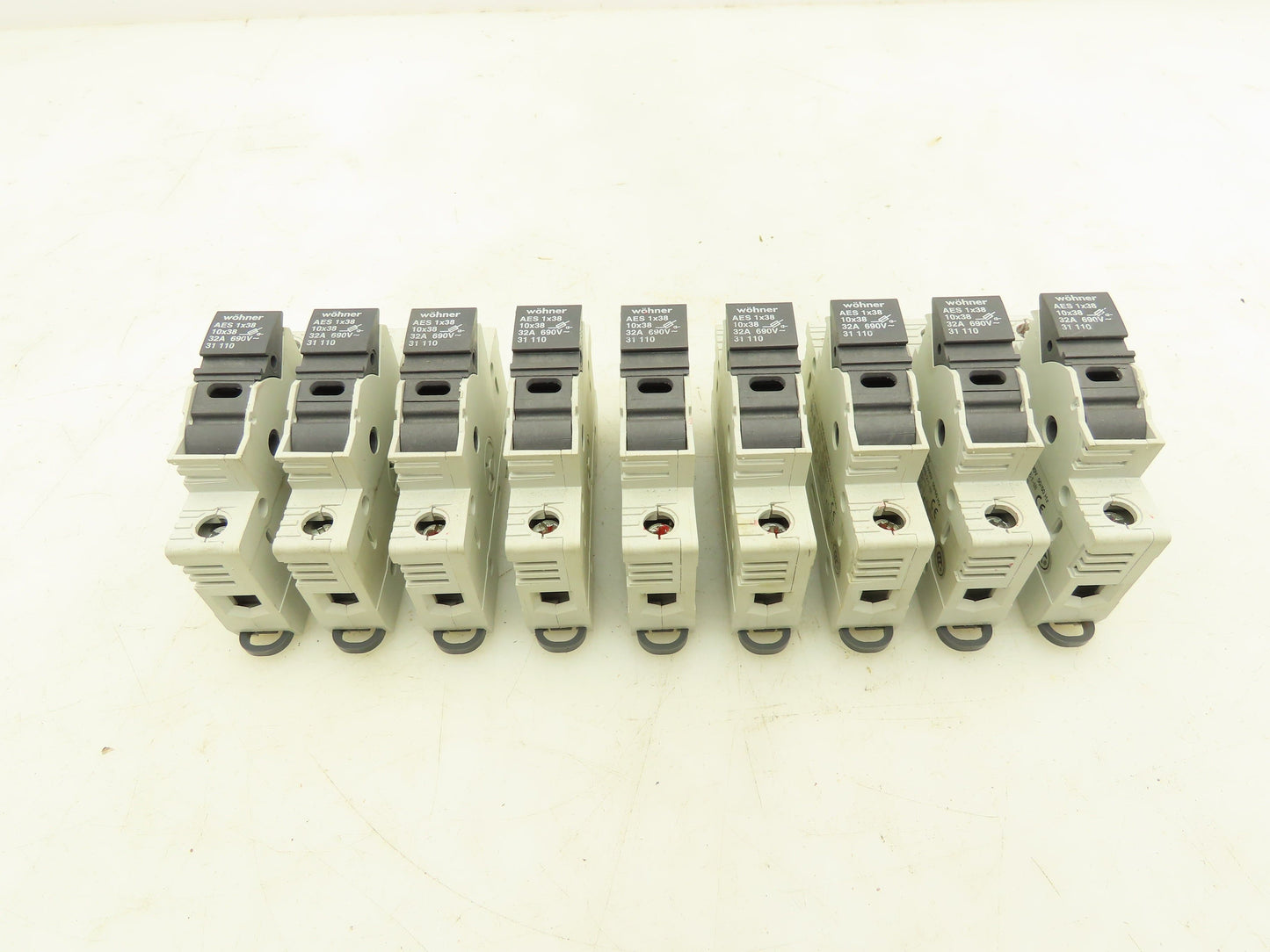 Wohner AC-22B Fuse Holder 32A 400/690V Lot of 9