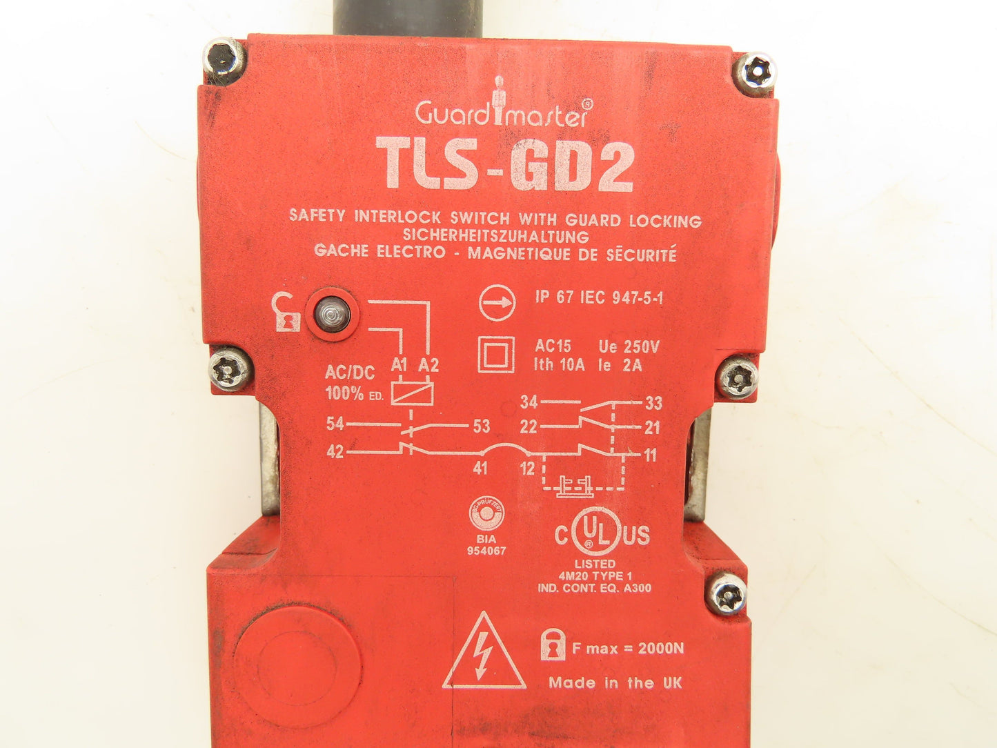 Allen Bradley TLS-GD2 Safety Interlock Switch with Guard Locking 250V 10A