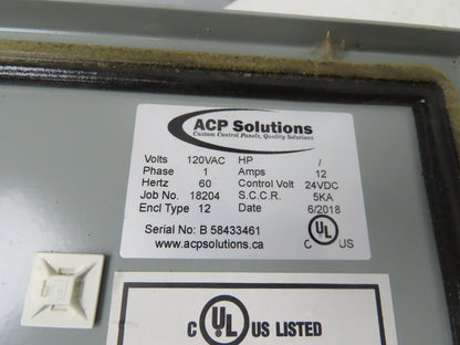 Hammond EN4SD20166GY Electrical Enclosure Box 20x16x6" Wall Mount Back Panel