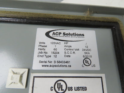 Hammond EN4SD20166GY Electrical Enclosure Box 20x16x6" Wall Mount Back Panel