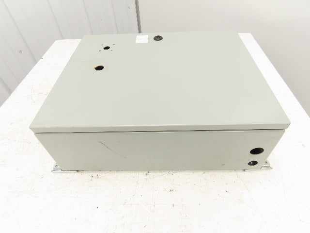 Hammond EN4SD20166GY Electrical Enclosure Box 20x16x6" Wall Mount Back Panel