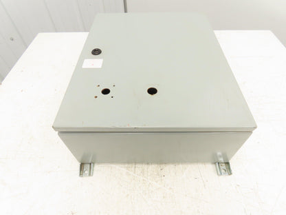 Hammond EN4SD20166GY Electrical Enclosure Box 20x16x6" Wall Mount Back Panel