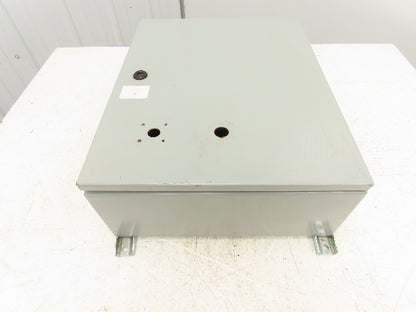 Hammond EN4SD20166GY Electrical Enclosure Box 20x16x6" Wall Mount Back Panel