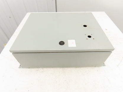 Hammond EN4SD20166GY Electrical Enclosure Box 20x16x6" Wall Mount Back Panel