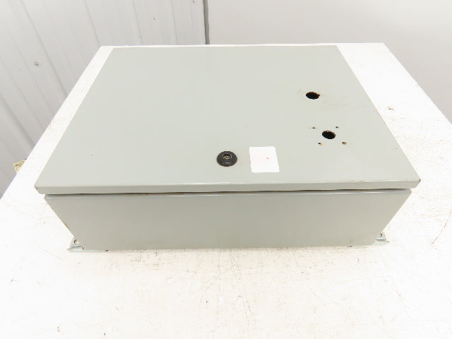 Hammond EN4SD20166GY Electrical Enclosure Box 20x16x6" Wall Mount Back Panel
