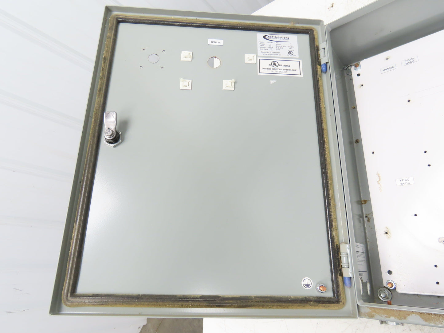 Hammond EN4SD20166GY Electrical Enclosure Box 20x16x6" Wall Mount Back Panel