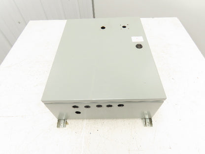 Hammond EN4SD20166GY Electrical Enclosure Box 20x16x6" Wall Mount Back Panel