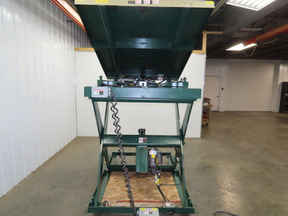 Southworth Hydraulic Scissor Lift Table 500lb 48" Travel 54x72" Top 90° Tip 115V