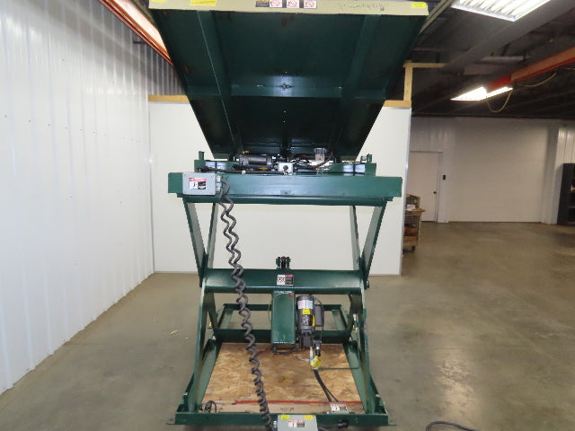 Southworth Hydraulic Scissor Lift Table 500lb 48" Travel 54x72" Top 90° Tip 115V