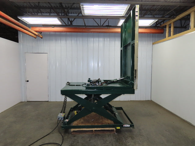 Southworth Hydraulic Scissor Lift Table 500lb 48" Travel 54x72" Top 90° Tip 115V