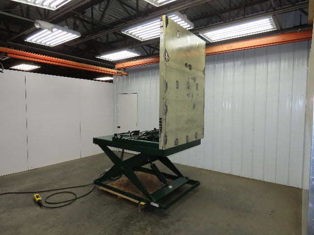 Southworth Hydraulic Scissor Lift Table 500lb 48" Travel 54x72" Top 90° Tip 115V