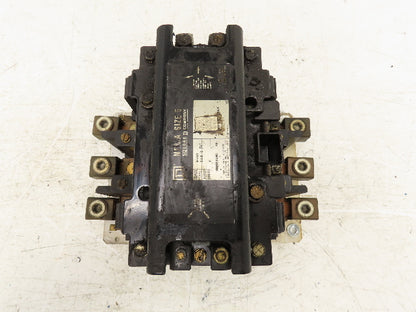 Square D 8502 SG02 Contactor Motor Starter 600V 3 Pole Nema Size 5 120V Coil