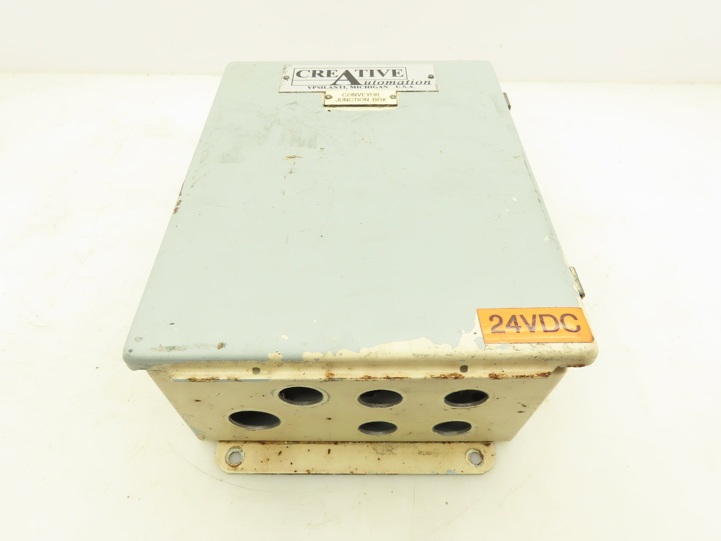 Hoffman A1008CHFTC Electrical Enclosure Box 10x8x4" Wall Mount Terminal Blocks