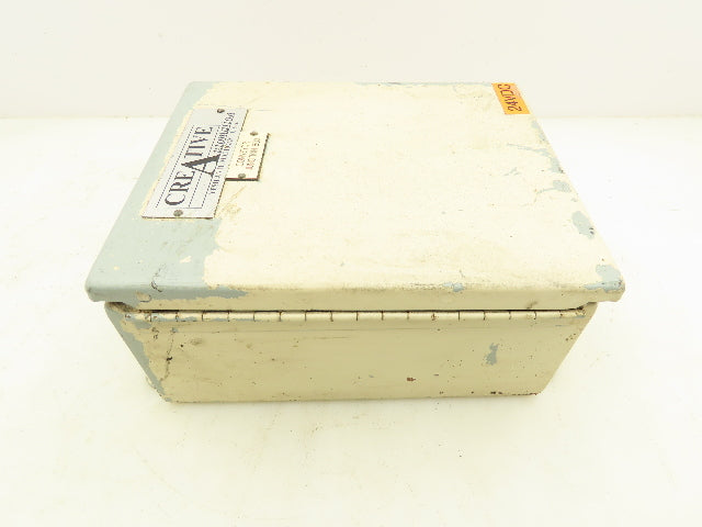 Hoffman A1008CHFTC Electrical Enclosure Box 10x8x4" Wall Mount Terminal Blocks