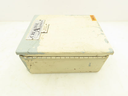 Hoffman A1008CHFTC Electrical Enclosure Box 10x8x4" Wall Mount Terminal Blocks