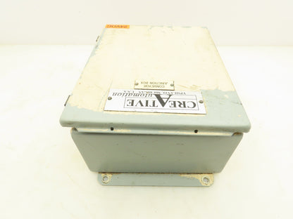 Hoffman A1008CHFTC Electrical Enclosure Box 10x8x4" Wall Mount Terminal Blocks