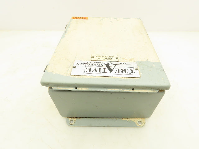 Hoffman A1008CHFTC Electrical Enclosure Box 10x8x4" Wall Mount Terminal Blocks