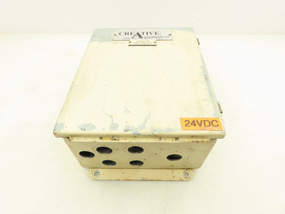 Hoffman A1008CHFTC Electrical Enclosure Box 10x8x4" Wall Mount Terminal Blocks