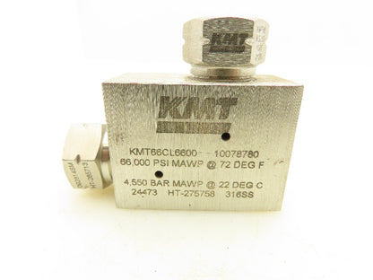 KMT KMT66CL6600 Elbow Assembly For A Waterjet 3/8" 66,000 PSI@72°F
